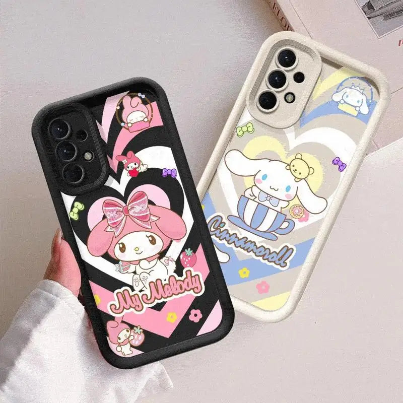 Sanrio Hello Kitty Kuromi Cinnamoroll My Melody Phone Case for Android Galaxy